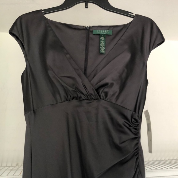 RALPH LAUREN EVENING GOWN MODERN GLAMOUR SLATE 4 - Picture 4 of 7